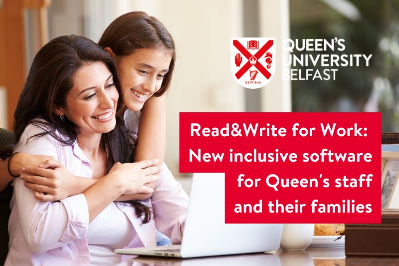 A woman working sitting with a laptop on her lap, smiling warmly.